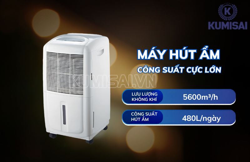 Thiết bị xử lý ẩm mạnh mẽ trong chớp mắt