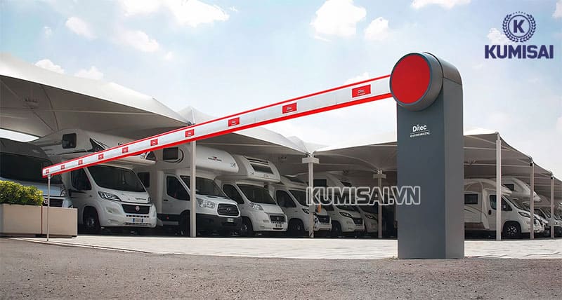 Thiết kế cổng barie tinh tế, đẳng cấp
