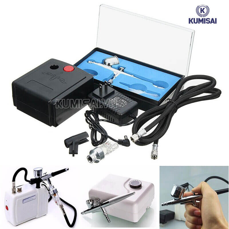 Máy nén khí Airbrush được thiết kế nhỏ gọn tối đa