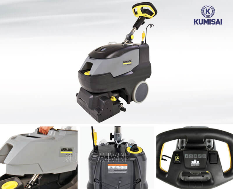 Thiết kế máy giặt thảm Karcher BRC 40/22 C