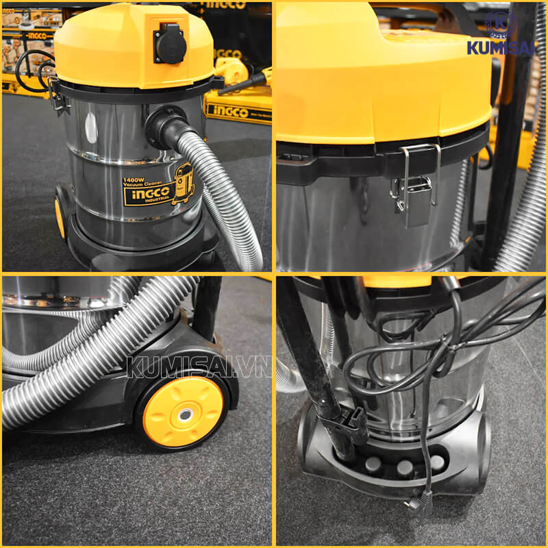 Thiết kế máy hút bụi công nghiệp Ingco