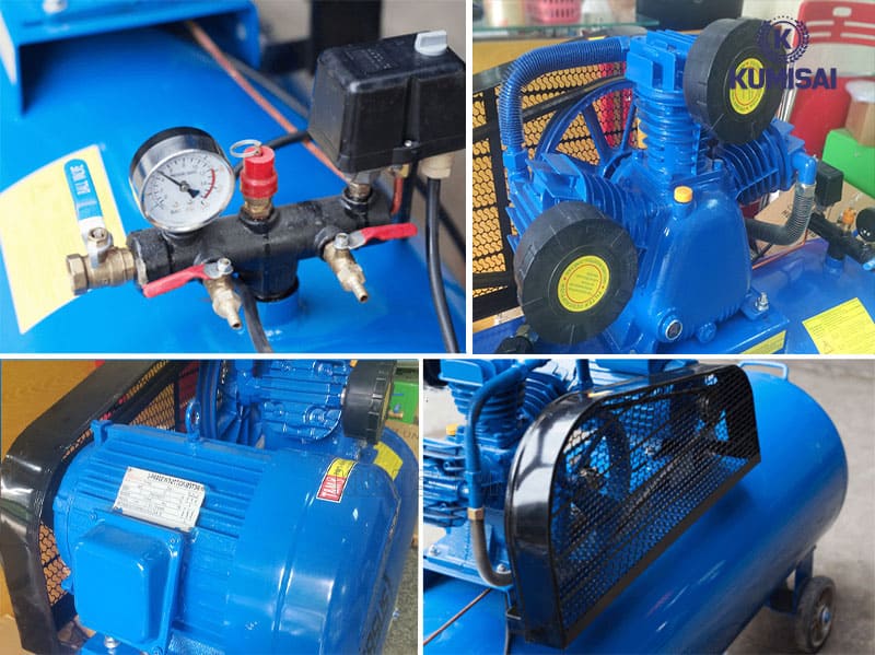 Thiết kế máy nén khí Pegasus TM-W-0.67/12.5-330L an toàn