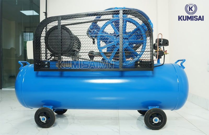 Tấm lưới phía sau máy nén khí piston sẽ bảo vệ các bộ phận bên trong
