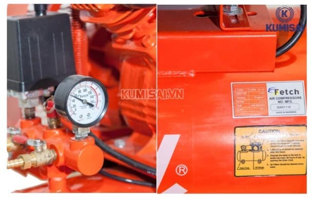 Thiết kế bền khỏe, linh phụ kiện máy nén khí chắc chắn