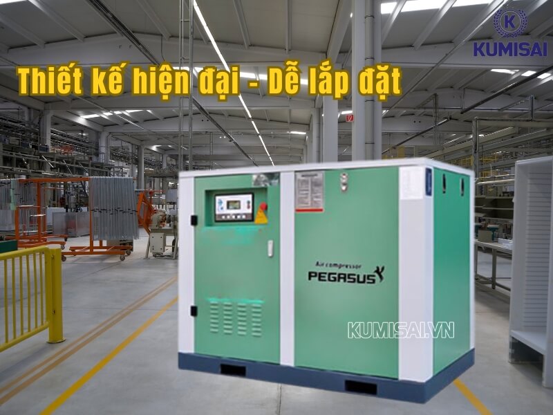 Thiết kế máy dạng hình hộp - Dễ lắp đặt 