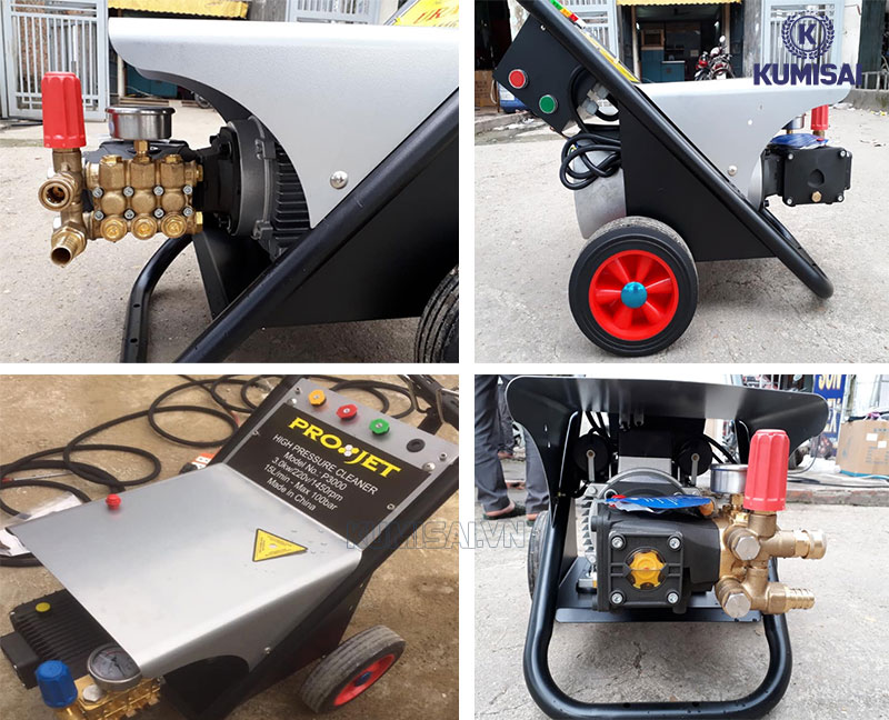 Thiết kế máy rửa xe Project hiện đại 