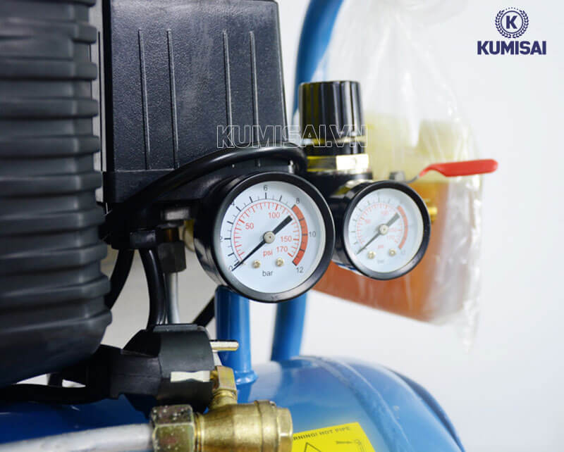 Thiết kế 2 đồng hồ trên máy nén khí 