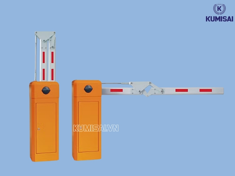 Thiết kế thanh chắn có thể gập lại, phù hợp khu vực trần thấp