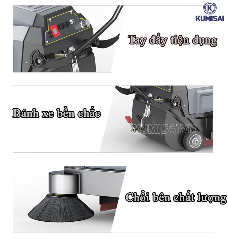 Thiết kế xe quét rác đẩy tay DQC - Tech 3F