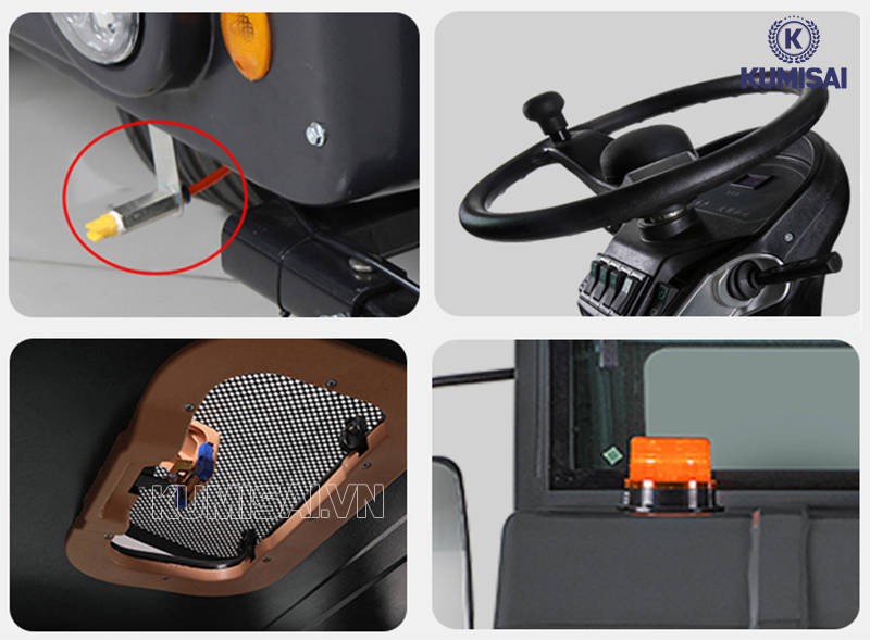 Cấu trúc xe chắc chắn, các bộ phận thiết kế thông minh 