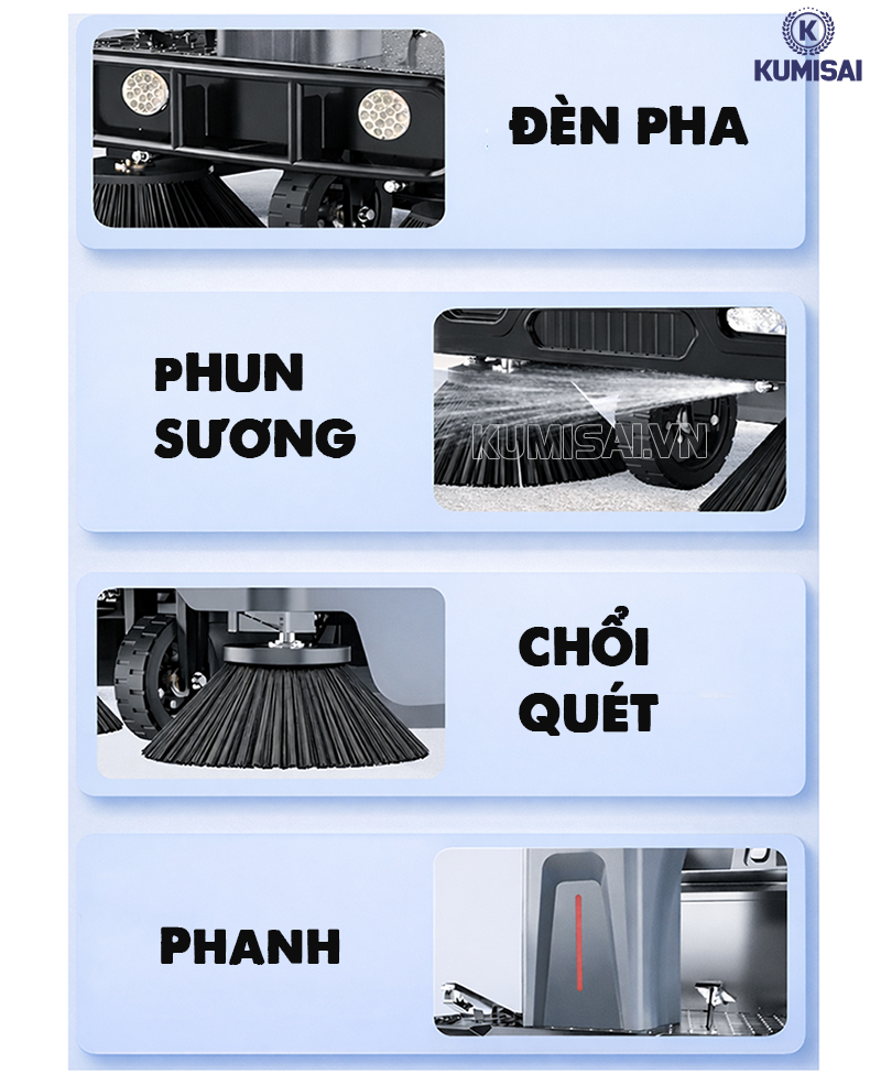 Thiết kế các bộ phận xe quét rác ngồi lái DQC - Tech 140F