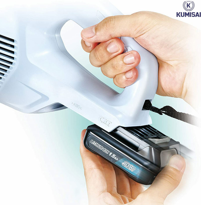 Thời gian sử dụng của model hút bụi dùng pin bị giới hạn
