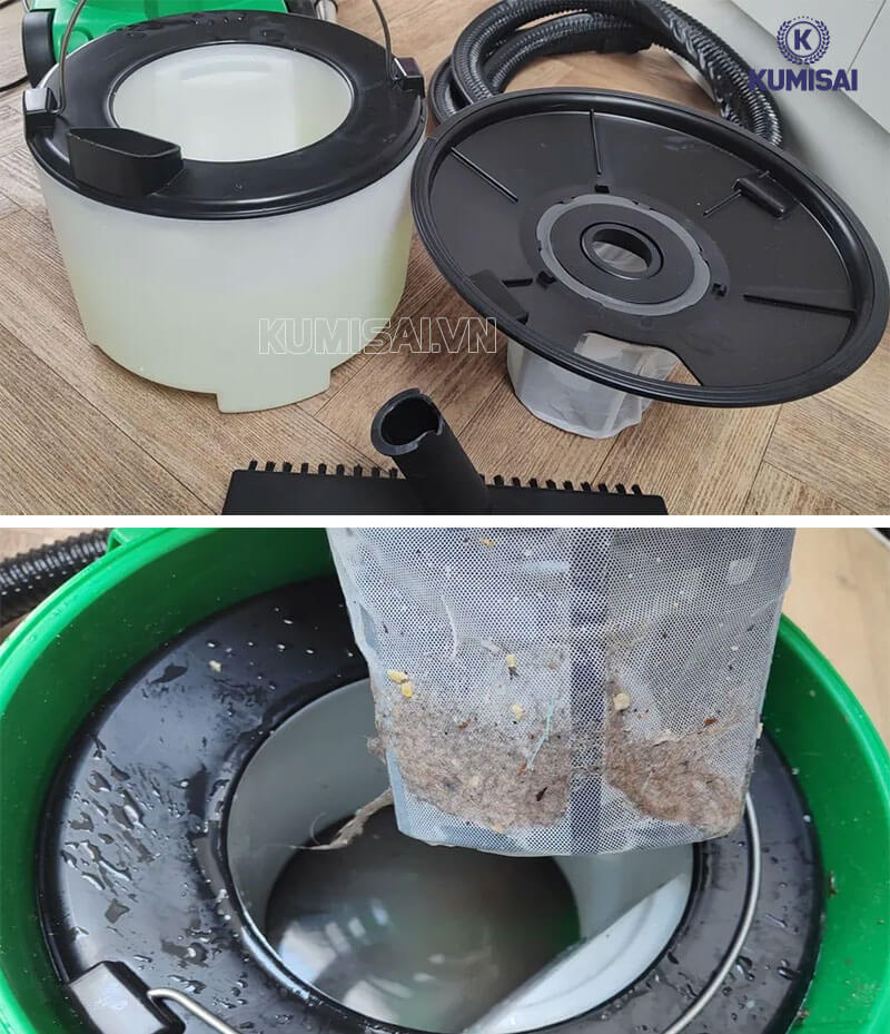 Thùng chứa máy giặt thảm Numatic GVE 370-2