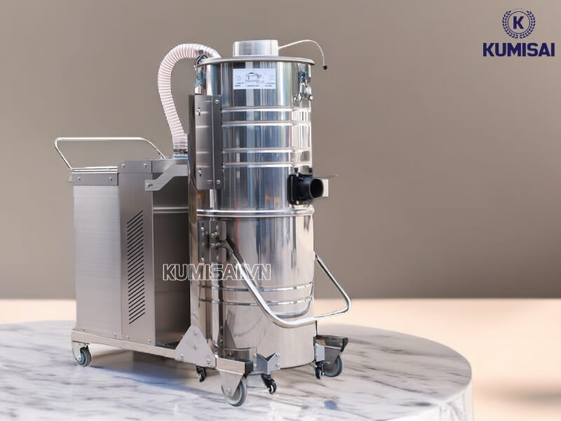 Thùng chứa dung tích 120 lít, chứa lượng rác khủng 