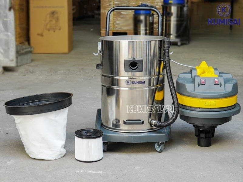Thùng chứa dung tích 60 lít, thu gom lượng rác lớn