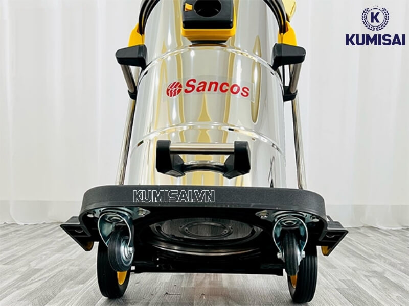 Thùng chứa bụi của máy làm từ chất liệu inox cao cấp, chống gỉ sét tốt