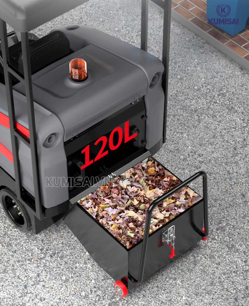 Thùng chứa rác “khủng”, không làm gián đoạn công việc 