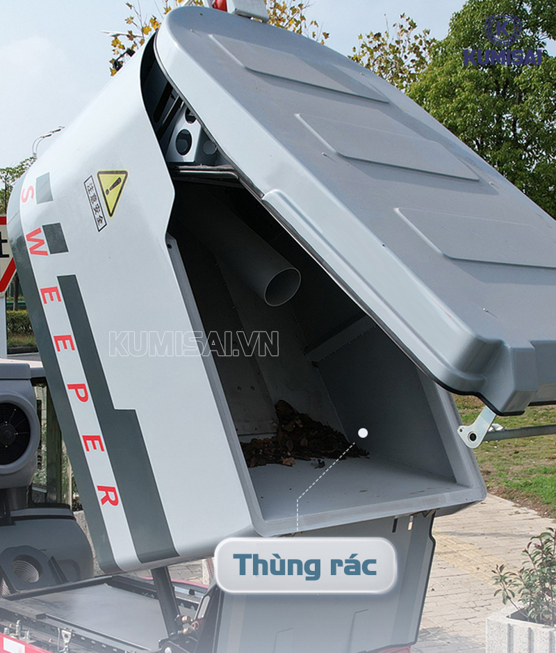 Thùng rác lớn, không làm gián đoạn công việc Thùng rác lớn, không làm gián đoạn công việc