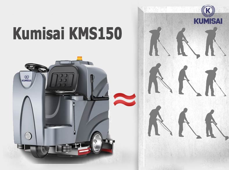 Tiết kiệm thời gian, tối ưu hóa nhân lực với chà sàn Kumisai KMS150