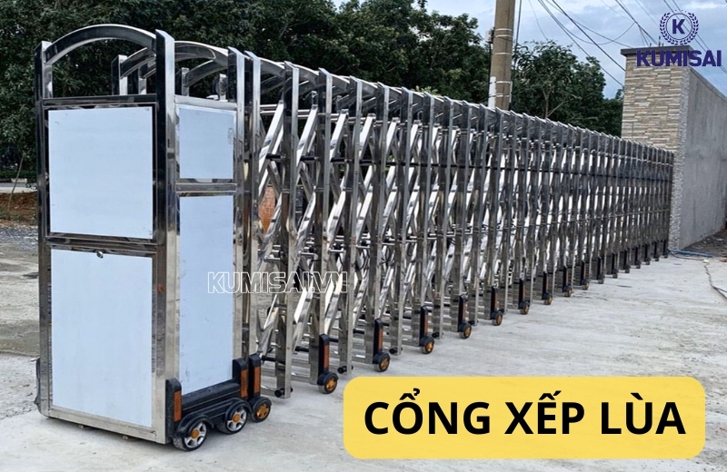 Tìm hiểu chi tiết về các loại cổng xếp lùa hiện nay