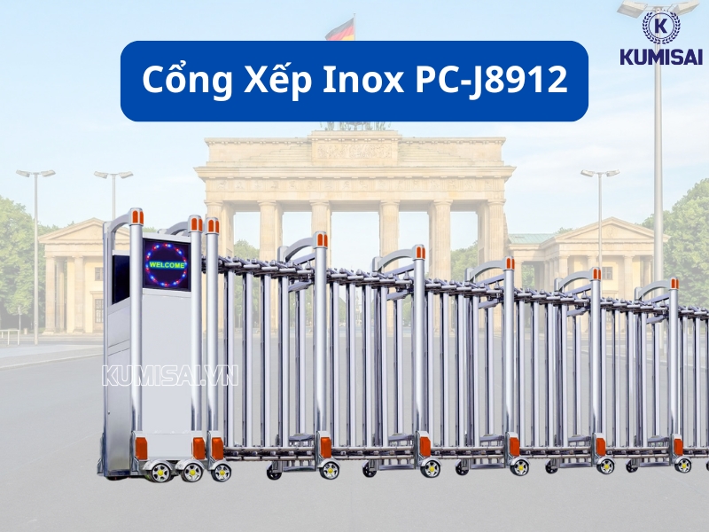Tìm hiểu về cổng xếp inox chạy điện PC-J8912