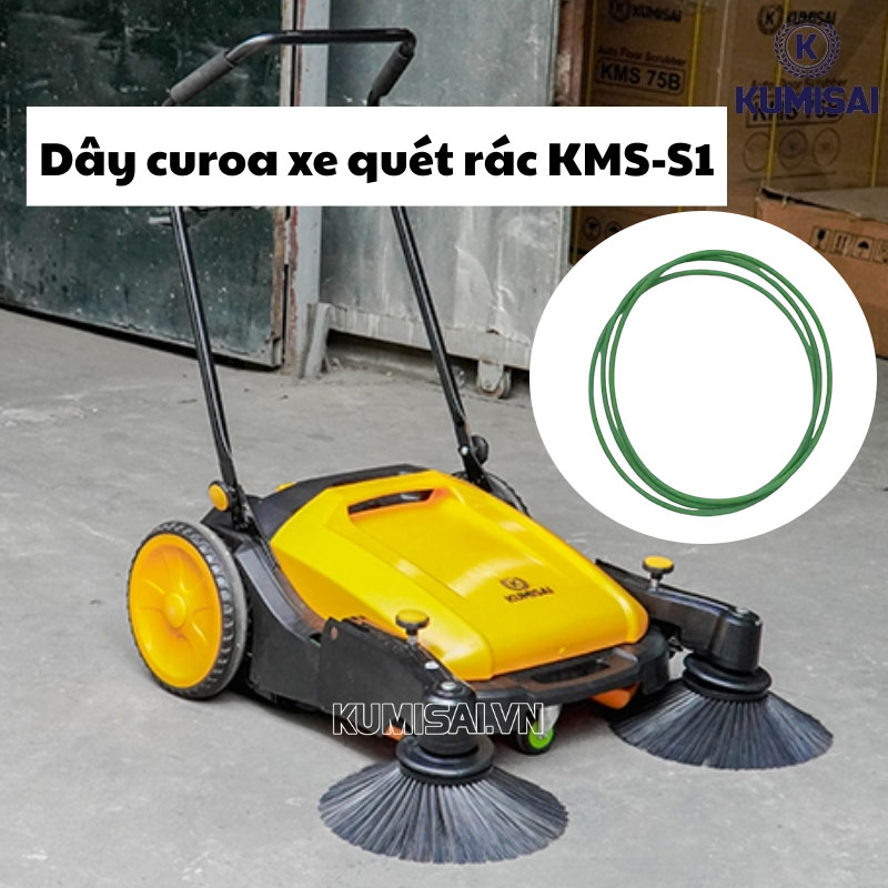 Tìm hiểu về dây curoa xe quét rác KMS-S1