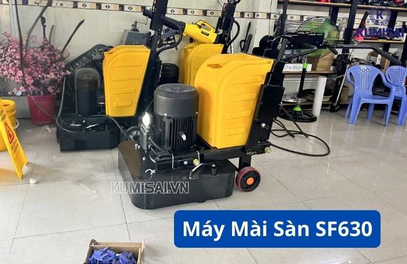 Máy mài sàn SF630: Giải pháp mài sàn phẳng, mịn hiệu quả