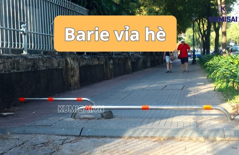 Cung cấp, lắp đặt barie vỉa hè uy tín, giá rẻ - Công ty Kumisai