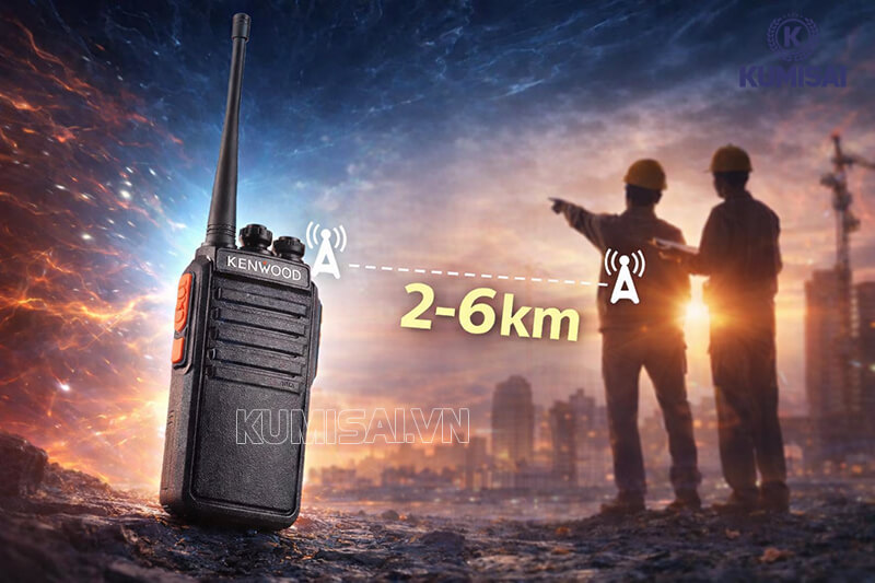 Kenwood TK 309 NEW đảm bảo tín hiệu liên lạc rõ ràng