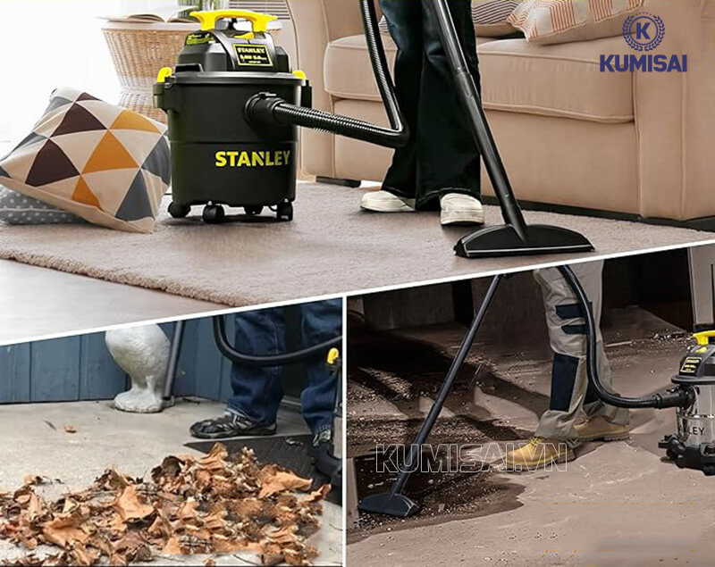 Máy hút bụi công nghiệp Stanley tích hợp nhiều tính năng Máy hút bụi công nghiệp Stanley tích hợp nhiều tính năng
