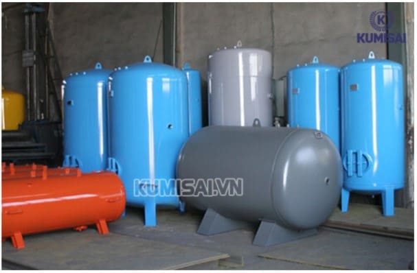 Dung tích của bình khí nén cần phù hợp hệ thống khí nén