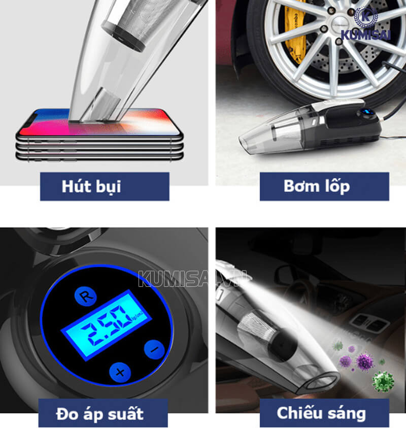 Tính năng của máy hút bụi 4 trong 1