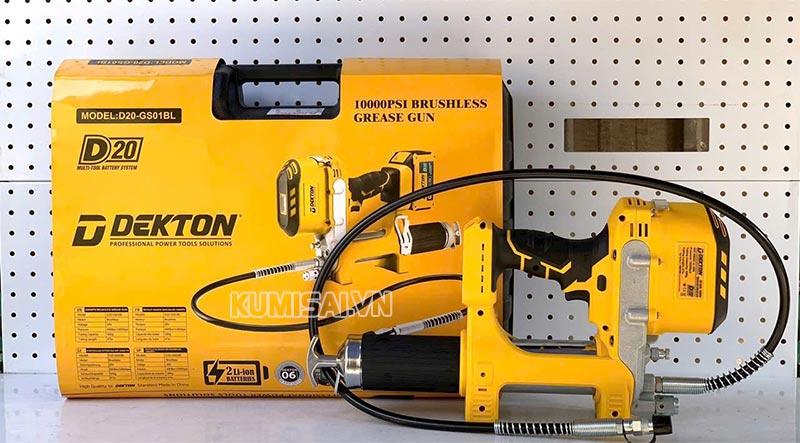 Tốc độ bơm mỡ nhanh, đều, ổn định