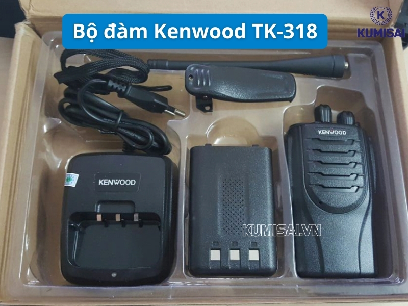 Tìm hiểu về thiết bị máy bộ đàm cầm tay Kenwood TK-318