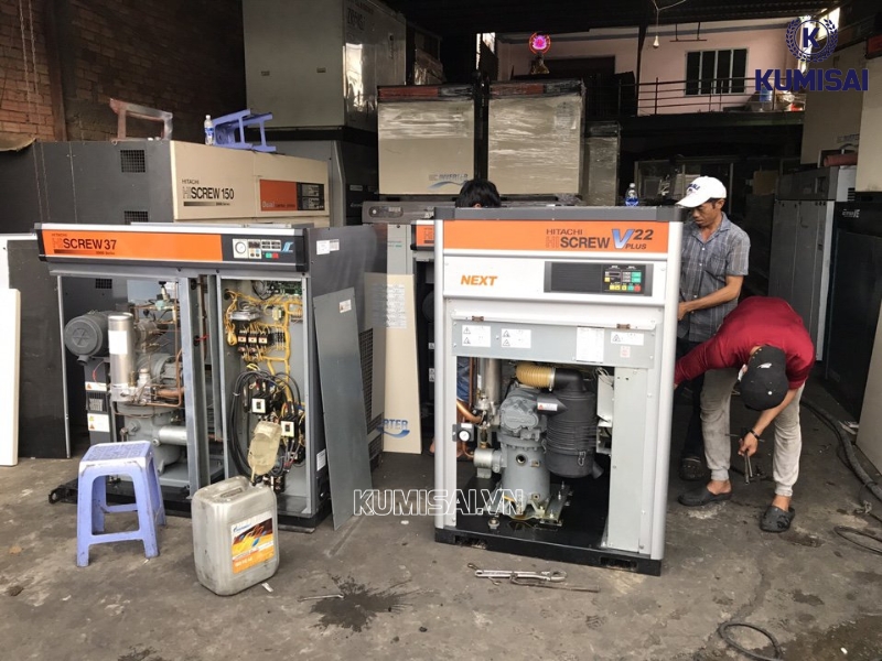 Mua máy nén khí thanh lý khi không có tài chính dư dả