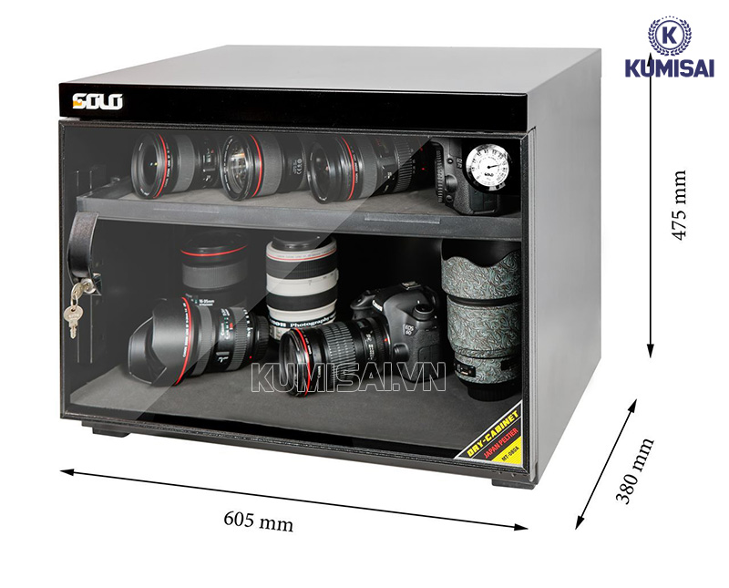 Tủ chống ẩm Solo MT080W - Ngang