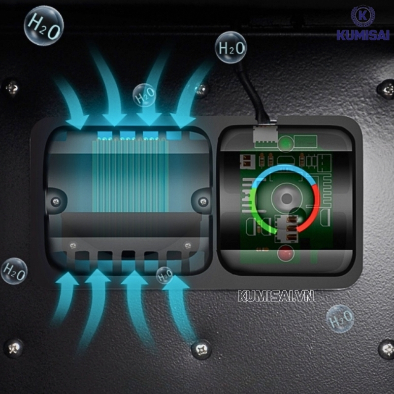 Tủ chống ẩm Fujie hoạt động dựa trên công nghệ IC bán dẫn