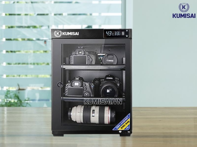 Tủ giúp bảo vệ các thiết bị chụp ảnh khỏi ẩm mốc