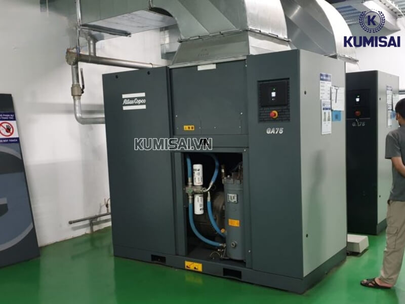 Máy nén khí trục vít công suất nén khí lớn, tuổi thọ cao 