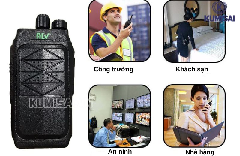 Ứng dụng thực tiễn của bộ đàm ALV