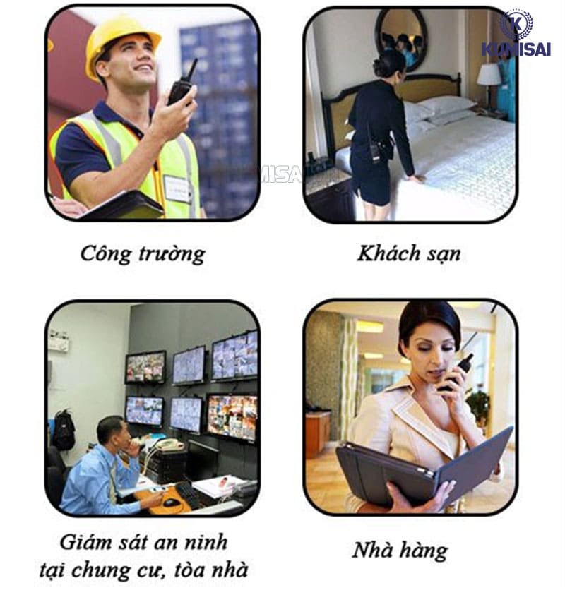 Ứng dụng bộ đàm Motorola GP 600 đa dạng