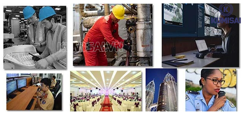 Máy bộ đàm Kenwood TK-P701 ứng dụng phổ biến trong cuộc sống