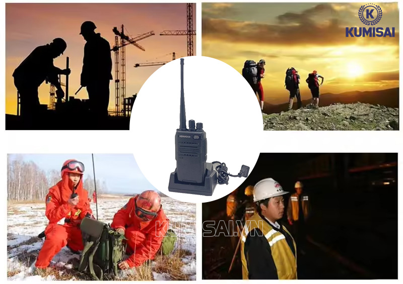 Máy bộ đàm Kenwood NX-550 ứng dụng đa dạng