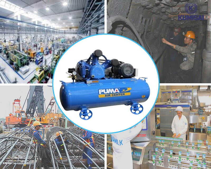 Máy nén khí Puma TK-20300 ứng dụng linh hoạt trong các ngành nghề