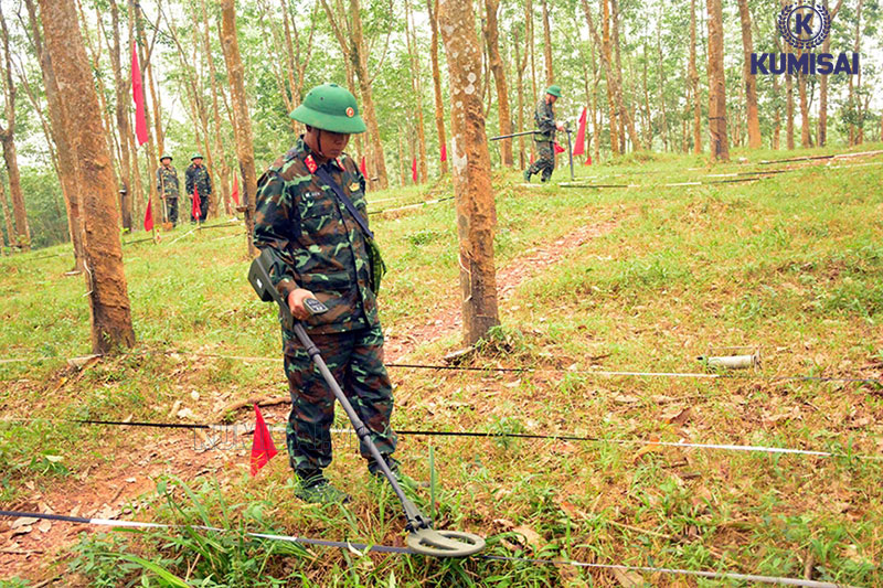 Máy dò ứng dụng phổ biến trong an ninh, quân sự 