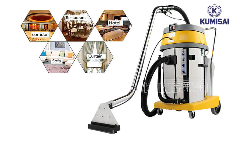 Máy phun hút giặt thảm Ghibli M26 ứng dụng đa dạng 