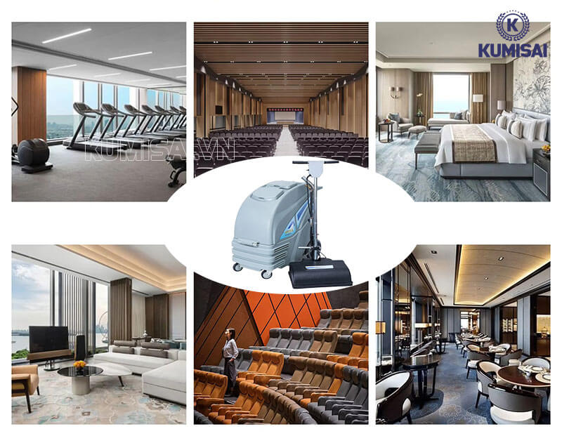 Máy giặt thảm phun hút Supper Clean DTJ1A đa ứng dụng 