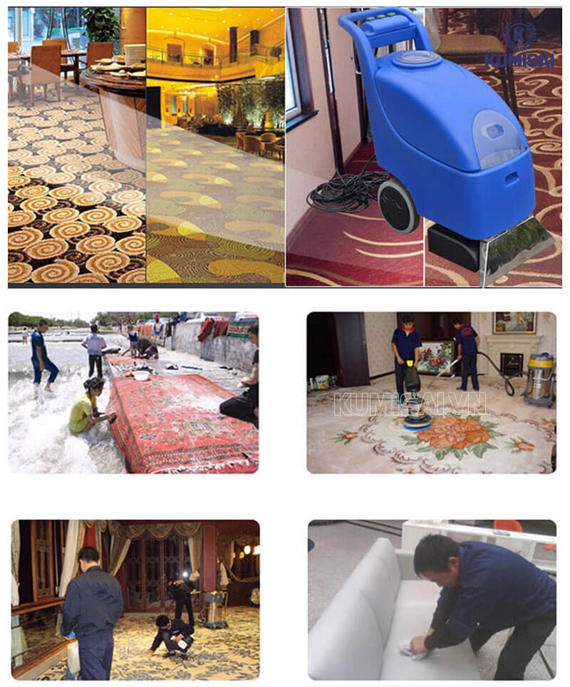 Máy giặt thảm Supper Clean DTJ3A ứng dụng linh hoạt trong cuộc sống 