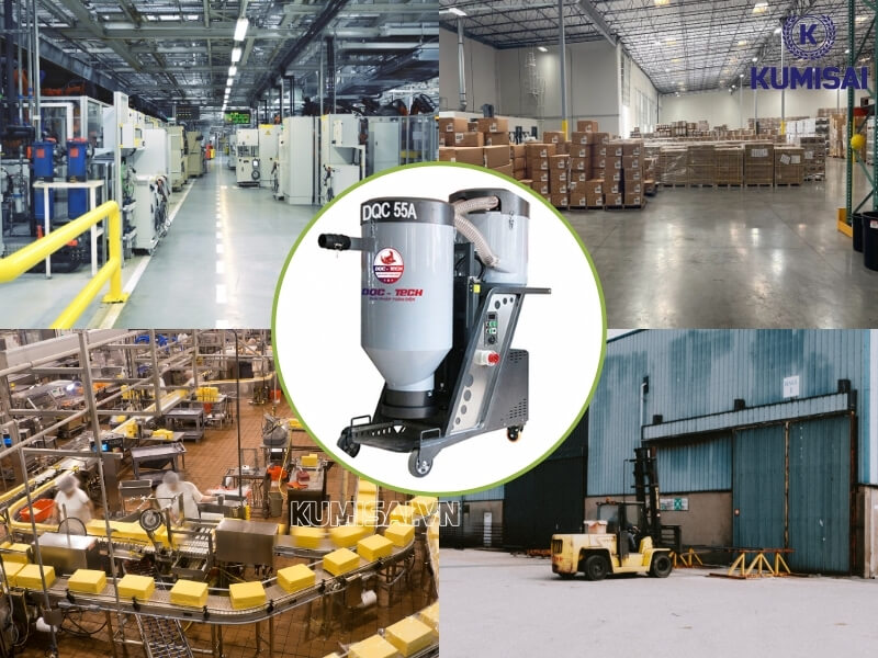 Ứng dụng của máy hút bụi công nghiệp DQC - Tech 55A trong thực tế hiện nay Ứng dụng của máy hút bụi công nghiệp DQC - Tech 55A trong thực tế hiện nay