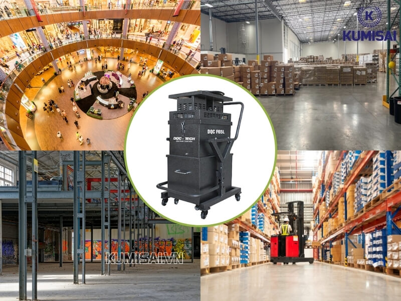 Khám phá ứng dụng của máy hút bụi DQC - Tech F65L trong thực tế hiện nay